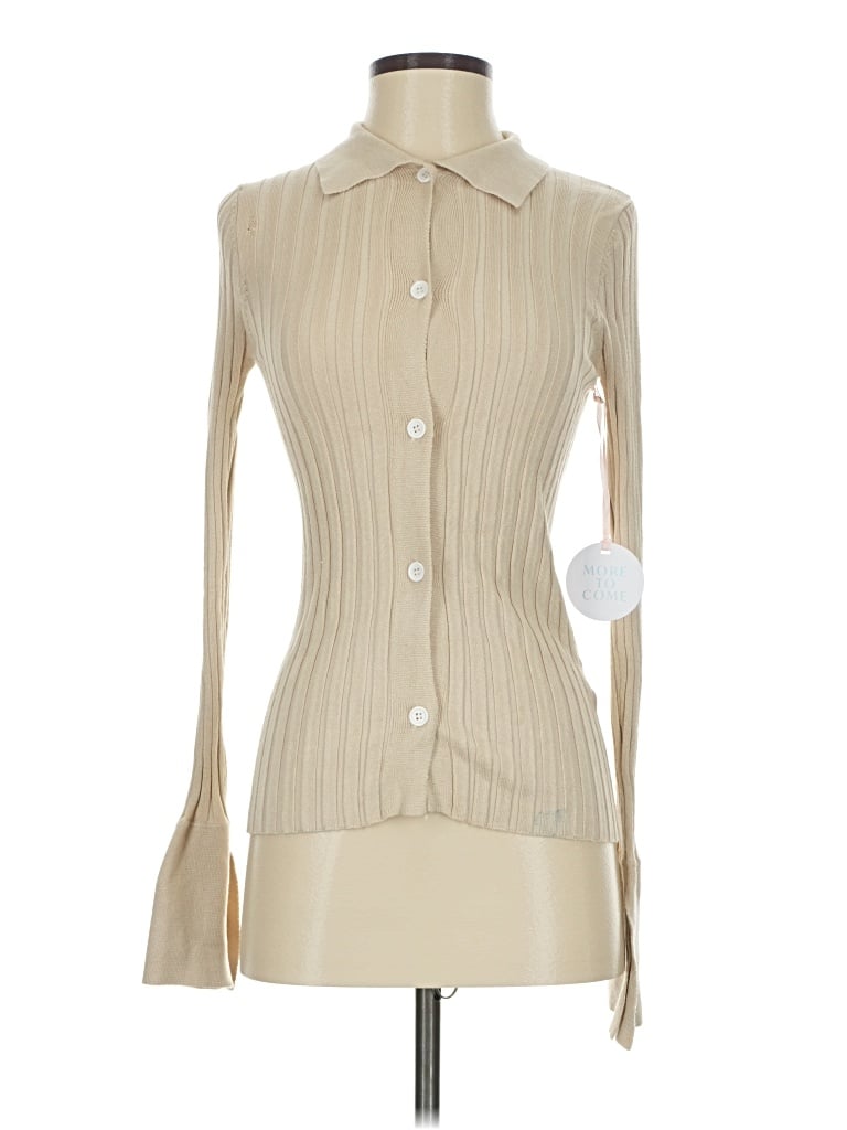 Pre-owned More To Come Cardigan Sweater In Brown