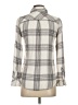 Rails 100% Rayon Plaid Gray Long Sleeve Button-Down Shirt Size XS - photo 2
