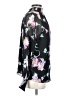 A.L.C. 100% Silk Floral Black Blouse Size 4 - photo 4