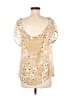 Escada Gold Short Sleeve Blouse Size EU 42 / US 12 - photo 2