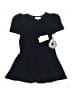 Emerald Sundae Solid Black Dress Size 10 - photo 1