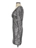 Caroline Constas Metallic Silver Cocktail Dress Size XS - photo 5