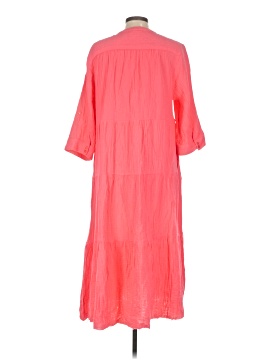chinese dress ladies 100% Linen Natural Summer V-Neck Dress Alexa, Ivory / XXL