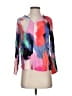 Nic + Zoe Print Multi Color Pink 3/4 Sleeve Blouse Size XS - photo 1