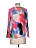 Nic + Zoe Print Multi Color Pink 3/4 Sleeve Blouse Size XS - photo 2