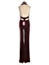 Edikted Solid Burgundy Brown Jumpsuit Size XS - photo 2