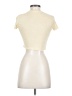 Shein Ivory Short Sleeve Turtleneck Size XS - photo 2
