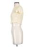 Shein Ivory Short Sleeve Turtleneck Size XS - photo 5