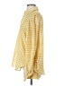 Petersyn 100% Polyester Checkered-gingham Yellow Long Sleeve Blouse Size XS - photo 5