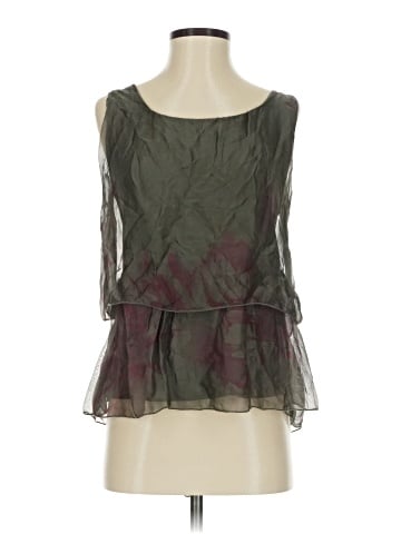 H Trend Sleeveless Silk Top (view 1)