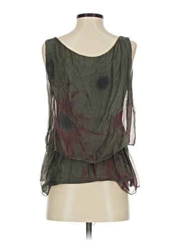 H Trend Sleeveless Silk Top (view 2)