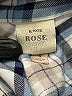 Knox Rose 100% Rayon Plaid Blue Long Sleeve Blouse Size S - photo 7
