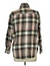 Old Navy 100% Cotton Plaid Green Long Sleeve Button-Down Shirt Size L - photo 2