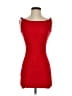 Shein Solid Red Cocktail Dress Size 2 - photo 1