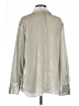 Vince. Metallic Silver 3/4 Sleeve Blouse Size L - photo 2
