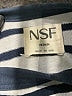 NSF 100% Cotton Stripes Ivory Short Sleeve Turtleneck Size M - photo 7