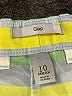 Gap Stripes Green Board Shorts Size 10 - photo 3