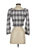 Sim & Sam 100% Rayon Gray 3/4 Sleeve Button-Down Shirt Size XS - photo 2