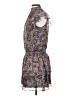 1.State 100% Polyester Floral Gray Casual Dress Size S - photo 5