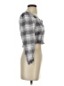 Sim & Sam 100% Rayon Gray 3/4 Sleeve Button-Down Shirt Size XS - photo 4