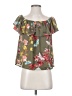 Maeve 100% Polyester Green Short Sleeve Blouse Size XS - photo 1