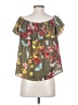 Maeve 100% Polyester Green Short Sleeve Blouse Size XS - photo 2