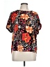 Maurices 100% Polyester Black Short Sleeve Blouse Size L - photo 1