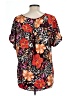 Maurices 100% Polyester Black Short Sleeve Blouse Size L - photo 2