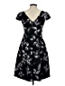 Halston Heritage 100% Polyester Black Cocktail Dress Size 6 - photo 2