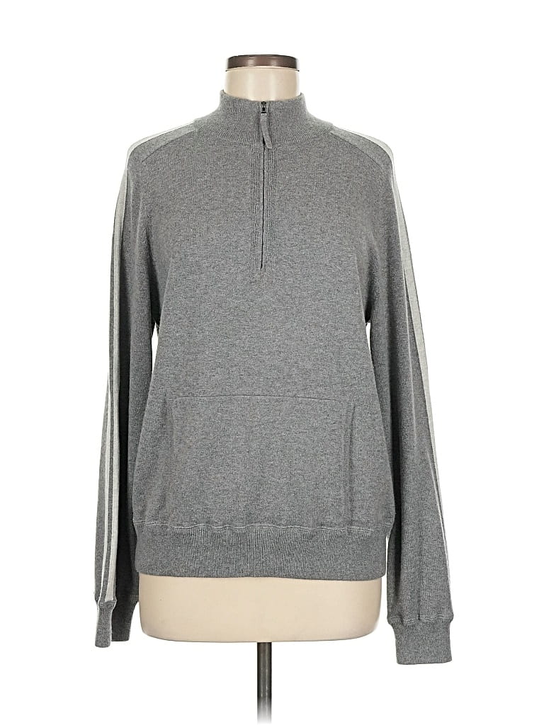 Pre-owned Margaret O'leary Pullover Sweater In Gray