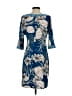 Robbie Bee Print Blue Cocktail Dress Size S - photo 2