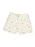 Old Navy 100% Cotton Hearts Ivory White Shorts Size 0 - photo 1