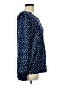 Nautica Polka Dots Blue Long Sleeve Blouse Size L - photo 4