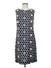 Worthington Polka Dots Blue Casual Dress Size S - photo 1