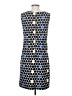 Worthington Polka Dots Blue Casual Dress Size S - photo 2