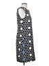 Worthington Polka Dots Blue Casual Dress Size S - photo 4