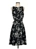 Elle 100% Polyester Floral Black Casual Dress Size XS - photo 1