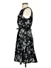Elle 100% Polyester Floral Black Casual Dress Size XS - photo 5