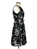 Elle 100% Polyester Floral Black Casual Dress Size XS - photo 4