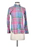 J.Crew Plaid Pink Long Sleeve Button-Down Shirt Size 0 - photo 1