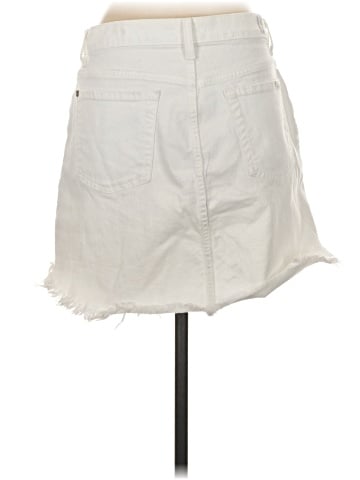 7 For All Mankind Denim Skirt (view 2)