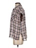 Sanctuary Plaid Brown Short Sleeve Blouse Size XS - photo 5