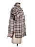 Sanctuary Plaid Brown Short Sleeve Blouse Size XS - photo 4