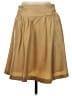 J. McLaughlin 100% Silk Solid Tan Silk Skirt Size 4 - photo 1