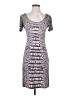 Grayse Graphic Gray Casual Dress Size XS - photo 1