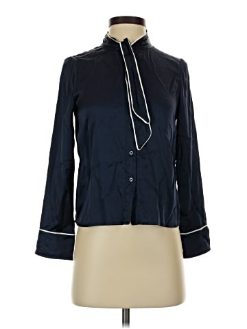 Petite Studio New York 3/4 Sleeve Silk Top (view 1)