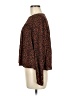 Gap 100% Rayon Brown Long Sleeve Blouse Size M - photo 5