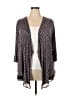 Lane Bryant Gray Purple Cardigan Size 18 - 20 Plus - photo 1