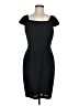 Marianna 100% Polyester Solid Black Cocktail Dress Size 6 - photo 1