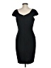 Marianna 100% Polyester Solid Black Cocktail Dress Size 6 - photo 2